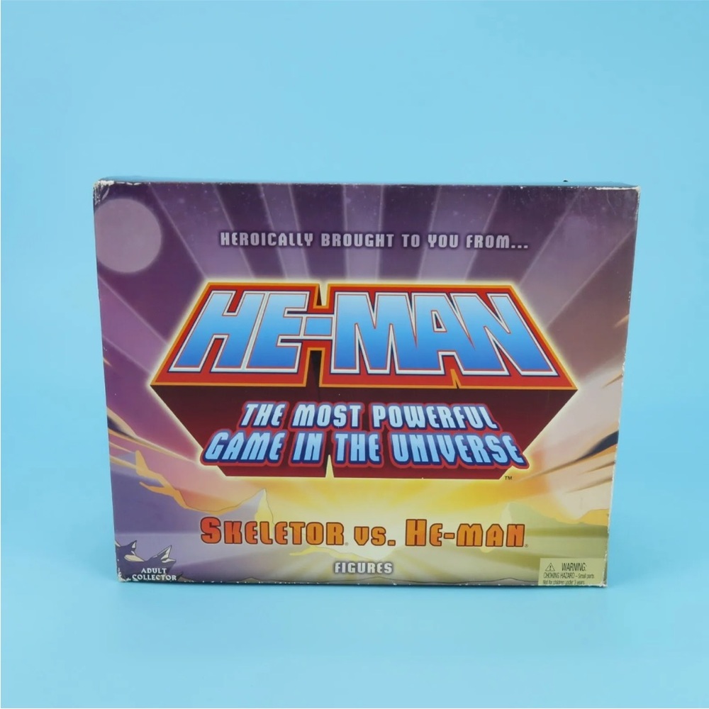 Masters Of The Universe Mini Skeletor Vs He-Man SET Comic Con 2013 READ INFO